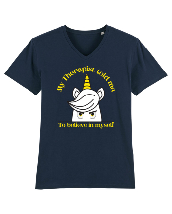 Funny unicorn joke. My Therapist told me to believe in myself French Navy