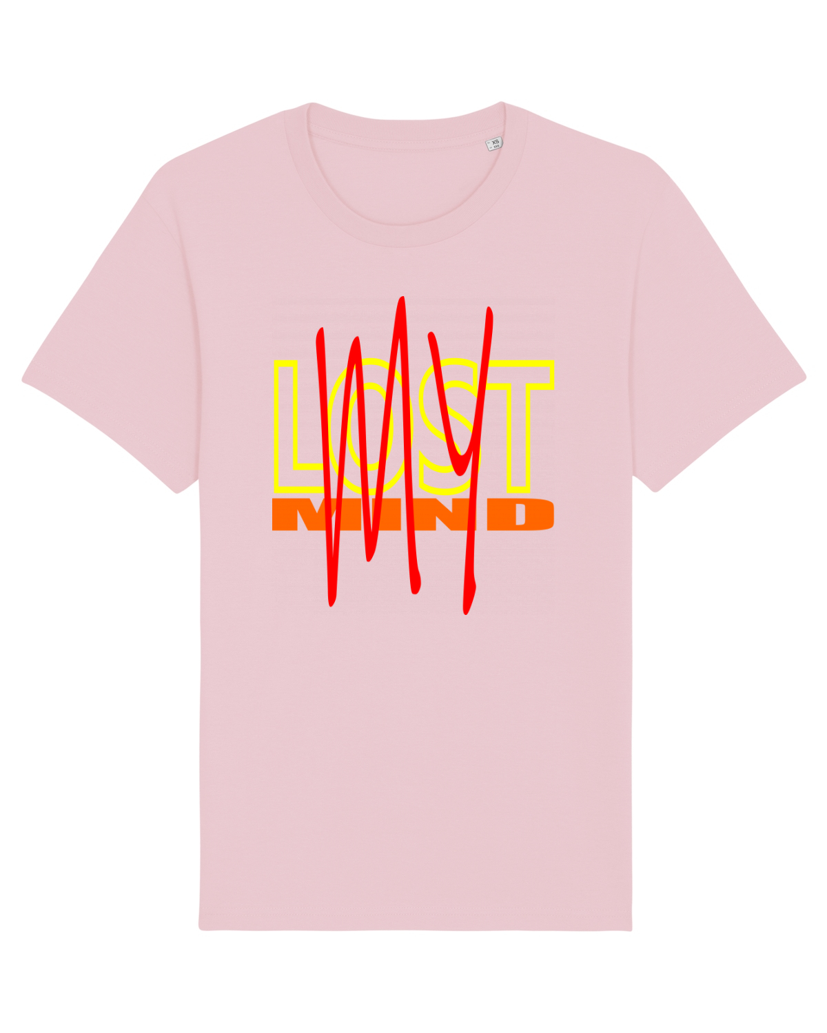 Tricou mânecă scurtă Unisex Rocker Cotton Pink