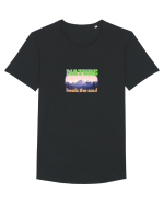 Nature Tricou mânecă scurtă guler larg Bărbat Skater