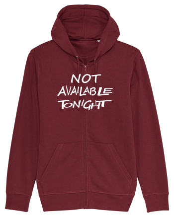 Not Avalable Tonight Burgundy