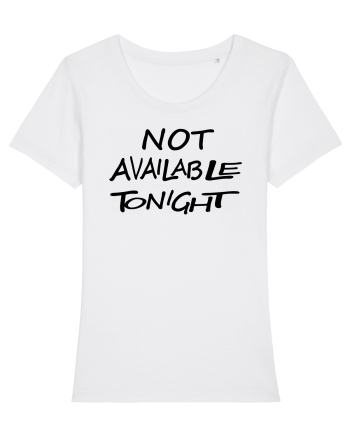 Not Avalable Tonight White