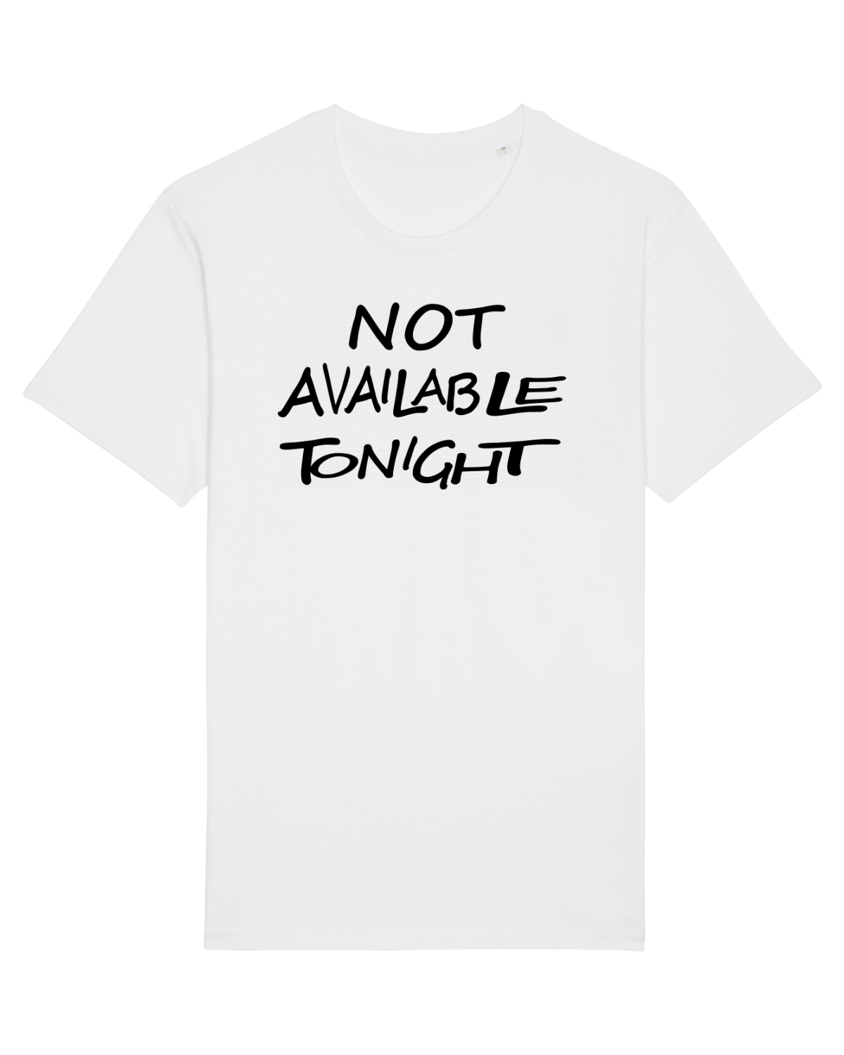 Tricou mânecă scurtă Unisex Rocker White