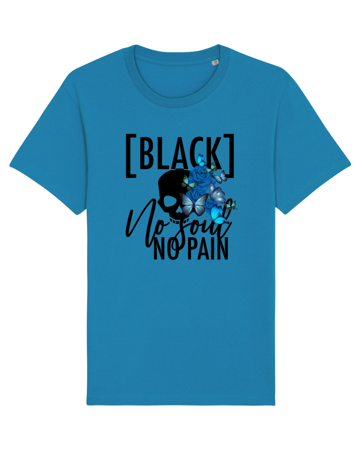 Tricou mânecă scurtă Unisex Rocker Azur