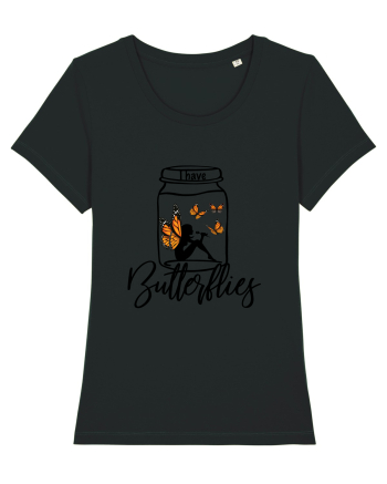 I have Butterflies Black