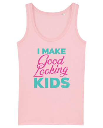 I Make Good Looking Kids Retro Style Cotton Pink