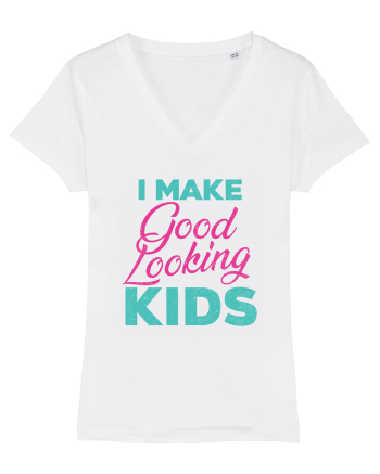 I Make Good Looking Kids Retro Style White