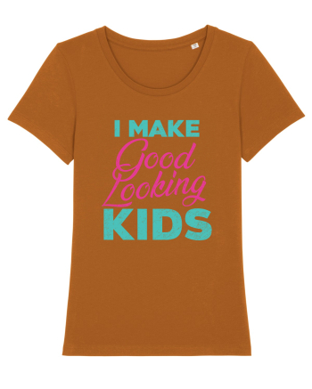 I Make Good Looking Kids Retro Style Roasted Orange