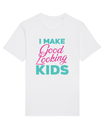 I Make Good Looking Kids Retro Style White