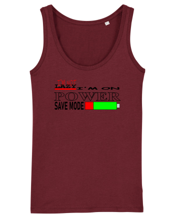 Pwer Save Mode Burgundy