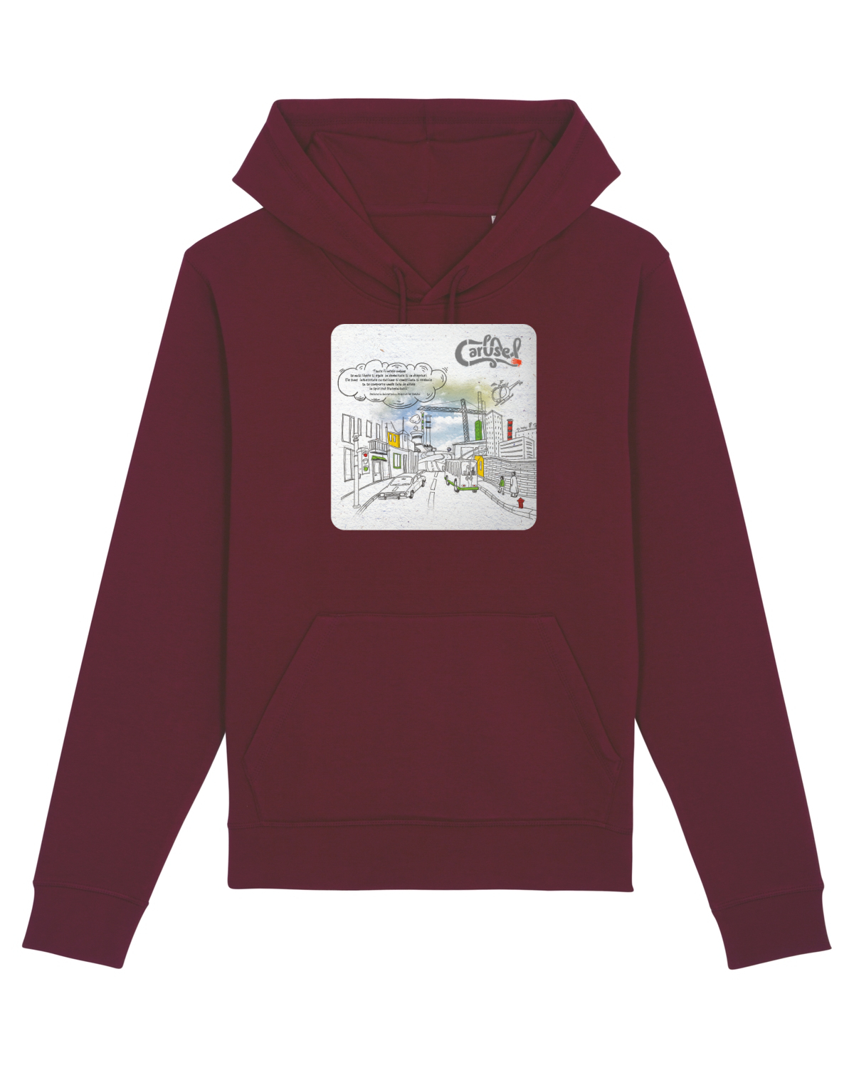 Hanorac Unisex Drummer Burgundy