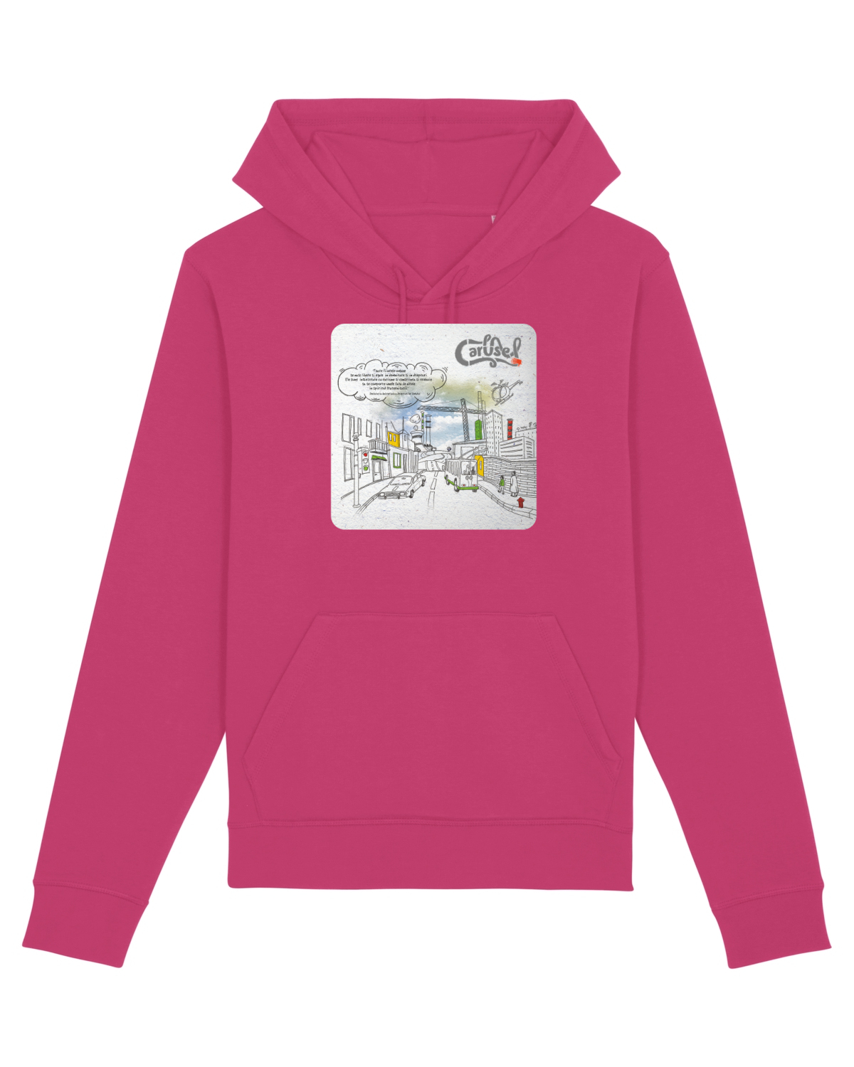 Hanorac Unisex Drummer Raspberry