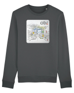 Strada Carusel Bluză mânecă lungă Unisex Rise