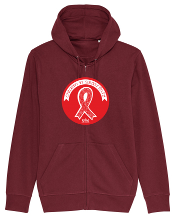 HIV - Credem în solidaritate Burgundy