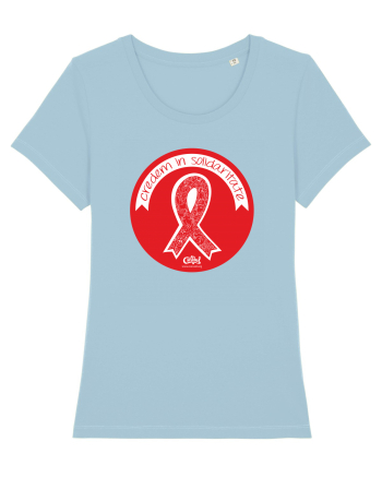 HIV - Credem în solidaritate Sky Blue