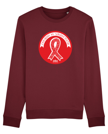 HIV - Credem în solidaritate Burgundy