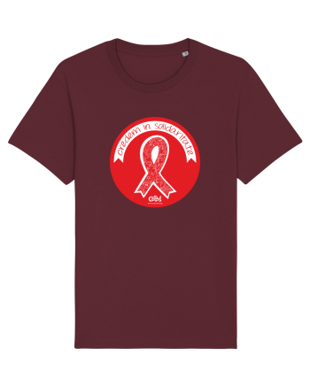 HIV - Credem în solidaritate Burgundy