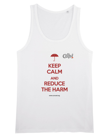 Keep calm and reduce the harm White