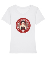 Respect pentru lăcrătoarele sexuale Tricou mânecă scurtă guler larg fitted Damă Expresser