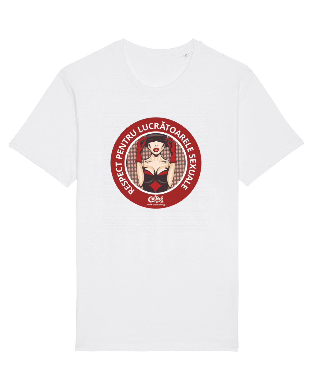 Tricou mânecă scurtă Unisex Rocker White