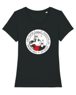 My body - My business Tricou mânecă scurtă guler larg fitted Damă Expresser