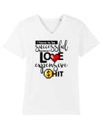 I Love expensive Shit Tricou mânecă scurtă guler V Bărbat Presenter