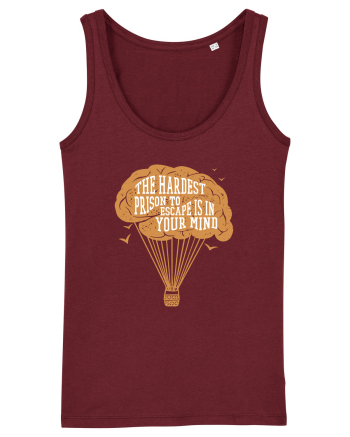 Brain Baloon Burgundy