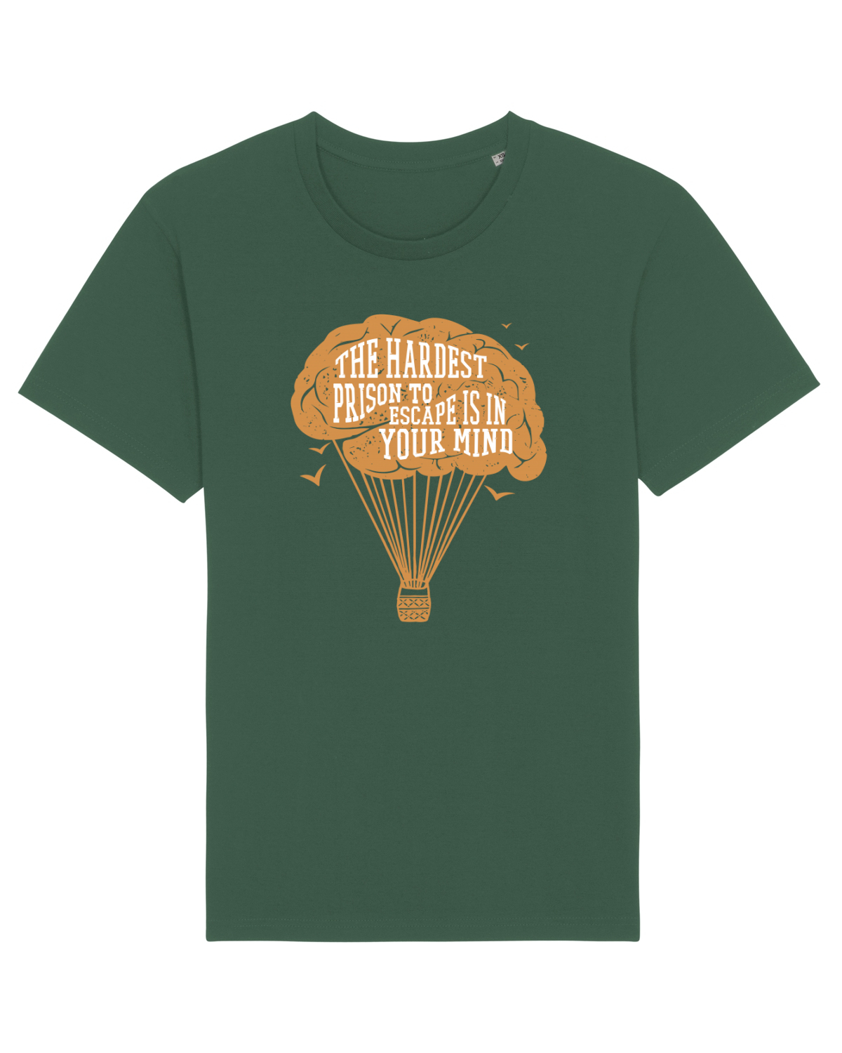 Tricou mânecă scurtă Unisex Rocker Bottle Green