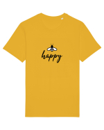 Fii Fericit! Tricou mânecă scurtă Unisex Rocker