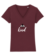 Fii BUN Tricou mânecă scurtă guler V Damă Evoker