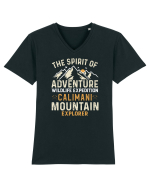 Adventure Calimani Mountains Tricou mânecă scurtă guler V Bărbat Presenter