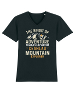 Adventure Ceahlau Mountains Tricou mânecă scurtă guler V Bărbat Presenter