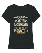 Adventure Retezat Mountains Tricou mânecă scurtă guler larg fitted Damă Expresser