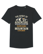 Adventure Sureanu Mountains Tricou mânecă scurtă guler larg Bărbat Skater