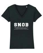 Snob Tricou mânecă scurtă guler V Damă Evoker
