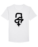 Abstract Art, Simbol Tricou mânecă scurtă guler larg Bărbat Skater