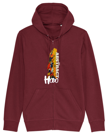Abstract Hobo Burgundy