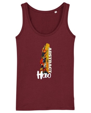 Abstract Hobo Burgundy