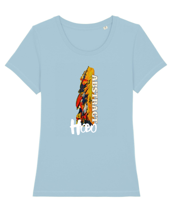 Abstract Hobo Sky Blue