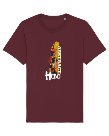 Abstract Hobo Burgundy
