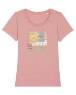 Vanlife Tricou mânecă scurtă guler larg fitted Damă Expresser