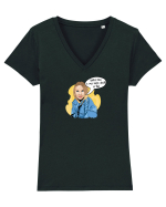 Iubitul meu e mai misto decat al tau! Tricou mânecă scurtă guler V Damă Evoker