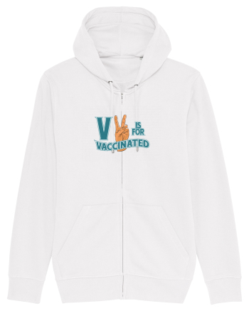 V is for vaccinated White