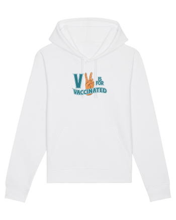 V is for vaccinated White