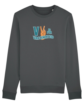 V is for vaccinated Anthracite