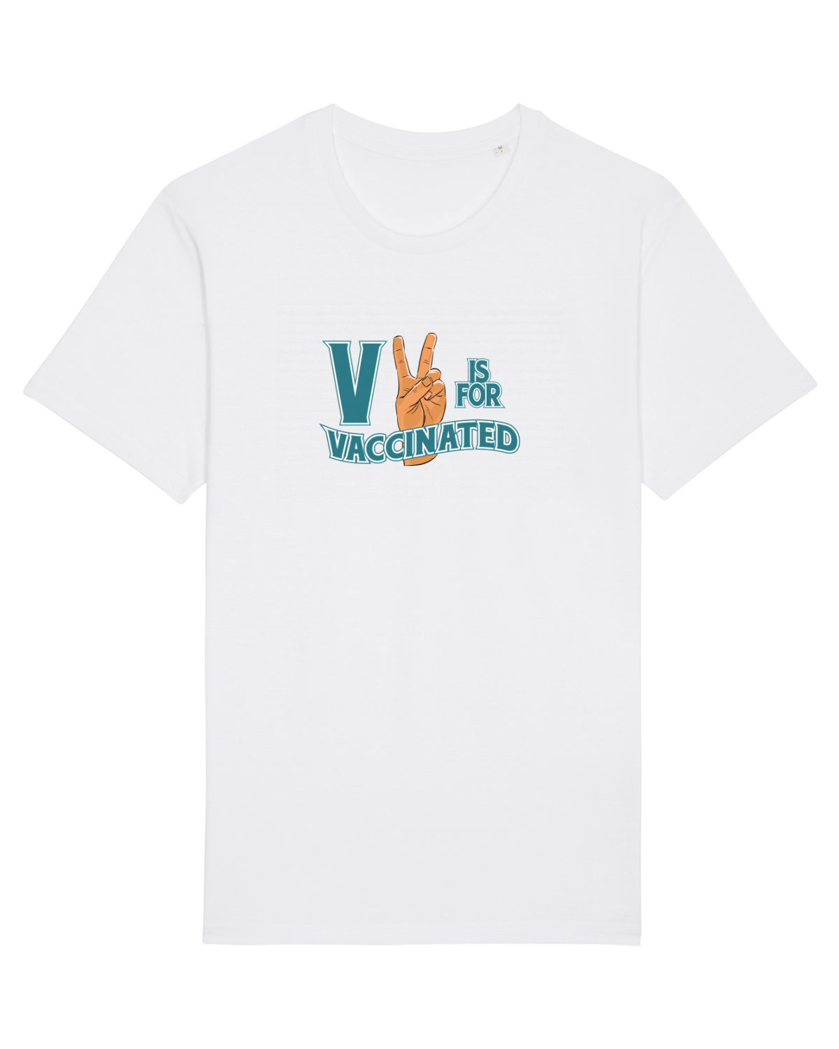 Tricou mânecă scurtă Unisex Rocker White