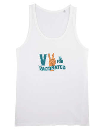V is for vaccinated White