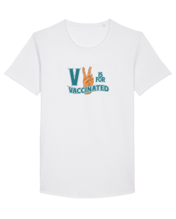 V is for vaccinated White