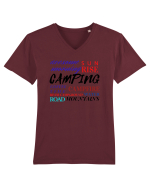 Vanlife, Camping Tricou mânecă scurtă guler V Bărbat Presenter