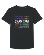 Camping Tricou mânecă scurtă guler larg Bărbat Skater