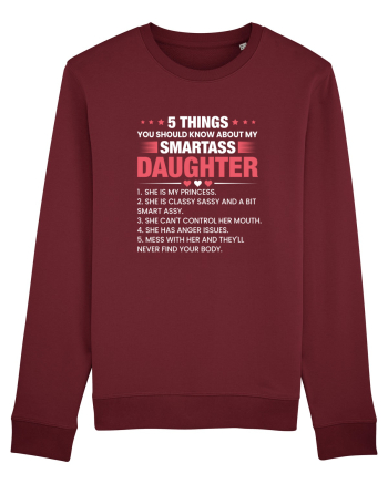 5 Things About My Smartass Daughter Burgundy